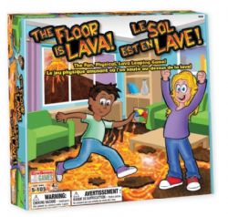 EDJ24 JEU LE SOL EST EN LAVE (BILINGUE) - THE FLOOR IS LAVA